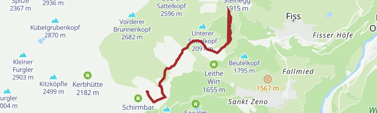 Route map: Panorama-Genussweg